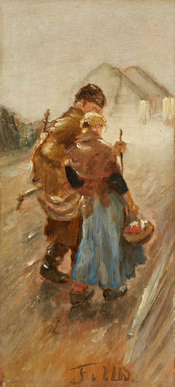 Il pesante fardello. 1875